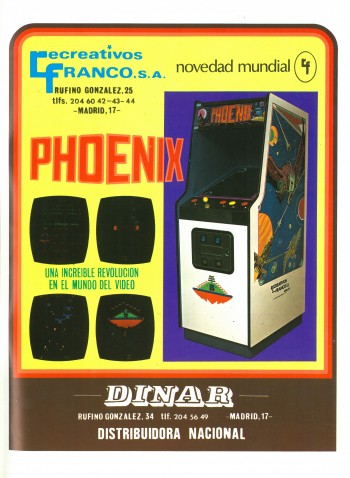 Flyers de  Phoenix (Ave Fenix) - Recreativos Franco
