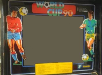 Mueble de la recreativa  World Cup 90 Super Video - SEGA Sonic
