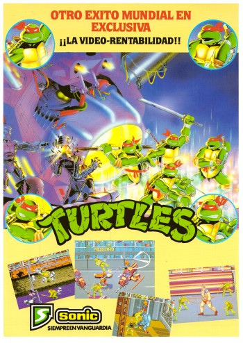 Flyers de  Sonic Teenage Mutant Hero Turtles - SEGA Sonic