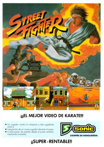 Flyers de  Street Fighter Super Video - SEGA Sonic