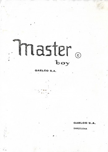 Documentos de  Master Boy (Covielsa, set 2) - Gaelco SA