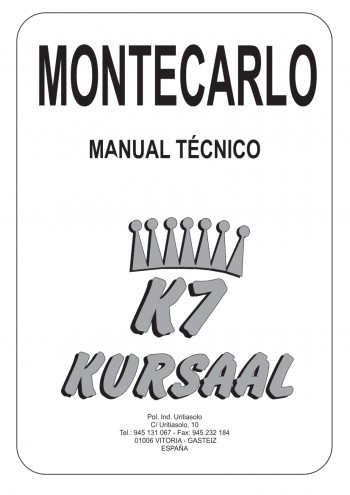 Documentos de  Montecarlo - K7 Kursaal