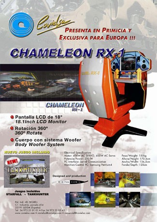 Flyers de  Chameleon RX-1 - Covielsa