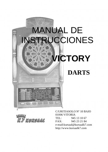 Documentos de  Victory Darts - K7 Kursaal