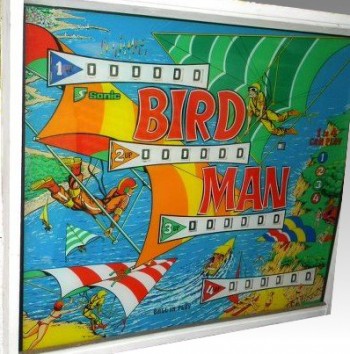 Backglass Bird Man - SEGA Sonic