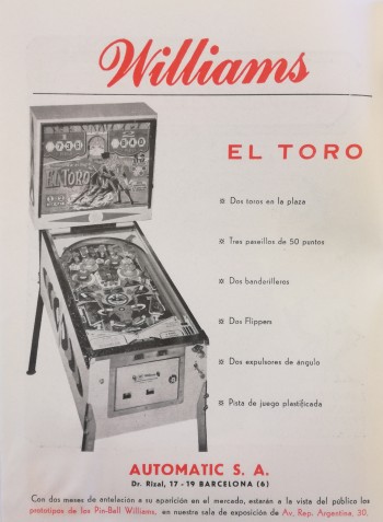 Flyers de  El Toro - Automatic SA