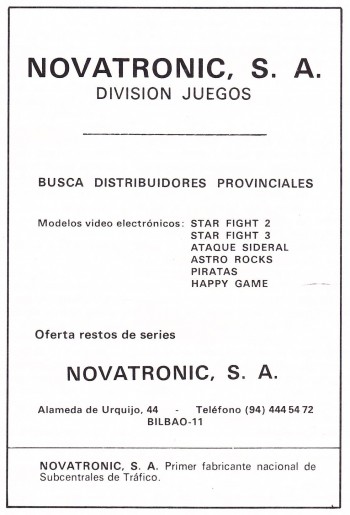 Documentos de  Astro Rocks - Novatronic SA