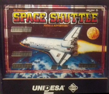 Backglass Space Shuttle - Unidesa CIRSA