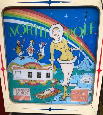 Backglass North Pole - Playmatic
