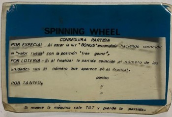 Documentos de  Spinning Wheel - Talleres Llobregat