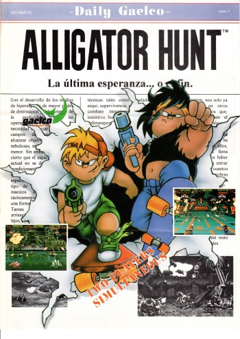 Flyers de  Alligator Hunt - Gaelco SA