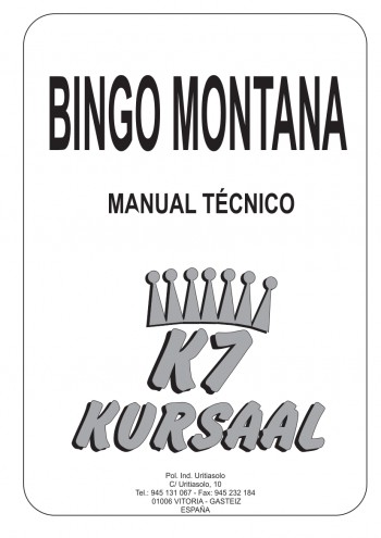 Documentos de  Bingo Montana - K7 Kursaal