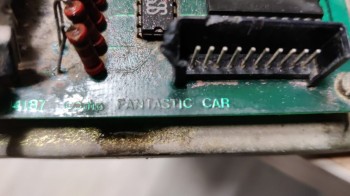 Placa de  Fantastic Car (Micro-87 hardware, older) - Falgas
