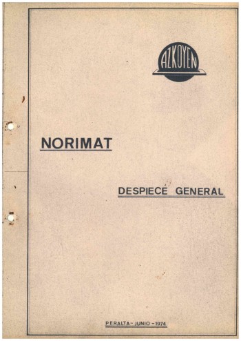 Documentos de  Norimat - Azkoyen