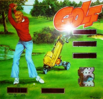 Backglass Golf - Sport Matic