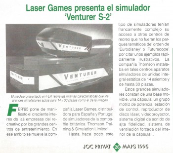 Documentos de  Venturer S2 - Laser Games