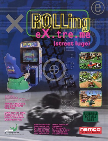 Flyers de  Rolling eXtreme (Namco ver 1.1) - Gaelco SA