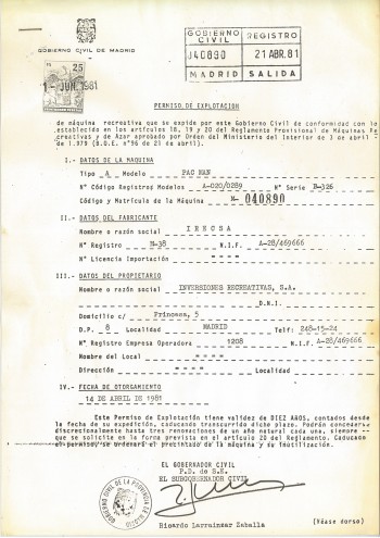Documentos de  Pacman - IRECSA