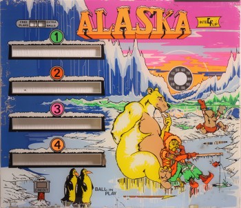 Backglass Alaska (4 jugadores) - Interflip