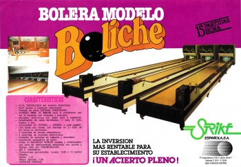 Flyers de  Mini-Bolera Strike - Boliche - Strike Española
