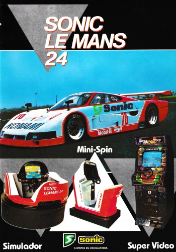Flyers de  Le Mans 24 Super Video - SEGA Sonic