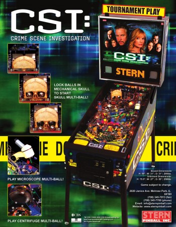 Flyers de  CSI: Crime Scene Investigation - Comercial Cocamatic