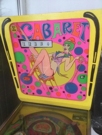 Mueble del pinball  Cabaret - Recreativos Franco