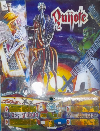 Backglass Quijote - Juegos Populares