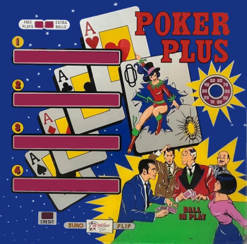 Backglass Poker Plus (4SS) - Petaco