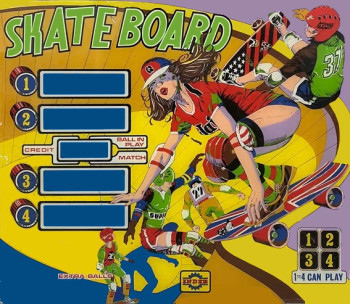 Backglass Skate Board - Inder