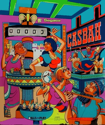 Backglass Casbah - Segasa