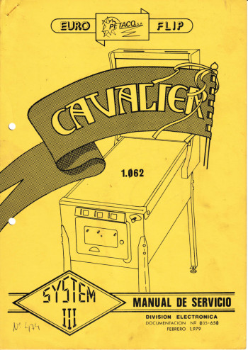 Manual Cavalier. Febrero 1979.