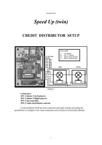 Documentos de  Speed Up Twin - Gaelco SA