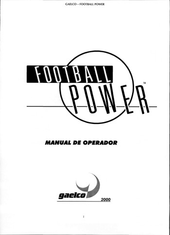 Documentos de  Football Power - Gaelco SA