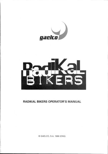 Documentos de  Radikal Bikers - Gaelco SA