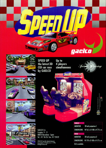 Flyers de  Speed Up Twin - Gaelco SA