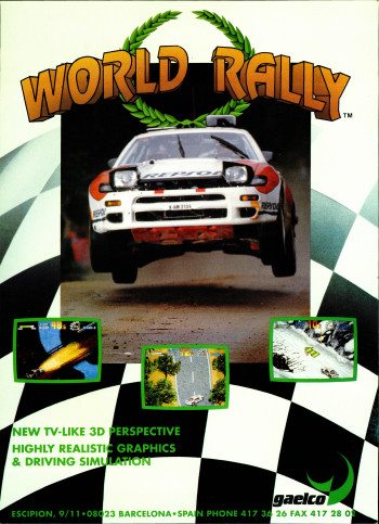 Flyers de  World Rally - Gaelco SA