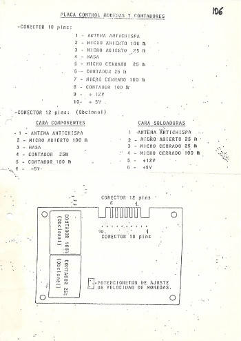 Documentos de  Placa control monedas y contadores - Desconocido