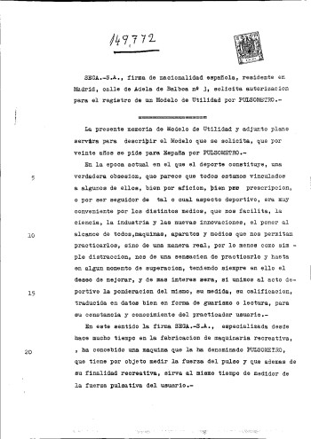 Documentos de  Golden Arm - Segasa