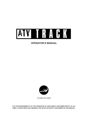 Documentos de  ATV Track - Gaelco SA