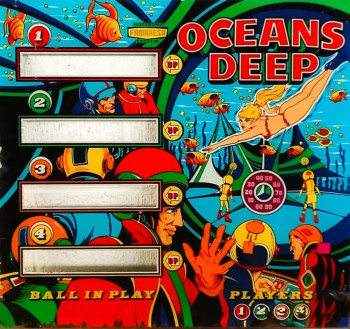 Backglass Oceans Deep - Famare SA