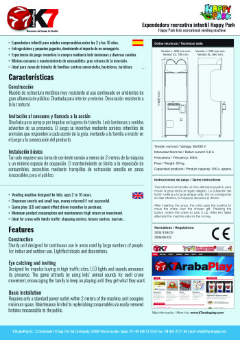 Flyers de  Happy Park - K7ArabaPlay