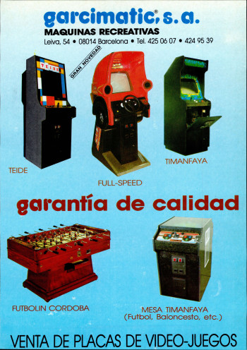 Flyers de  Mesa Timanfaya - Garcimatic SA