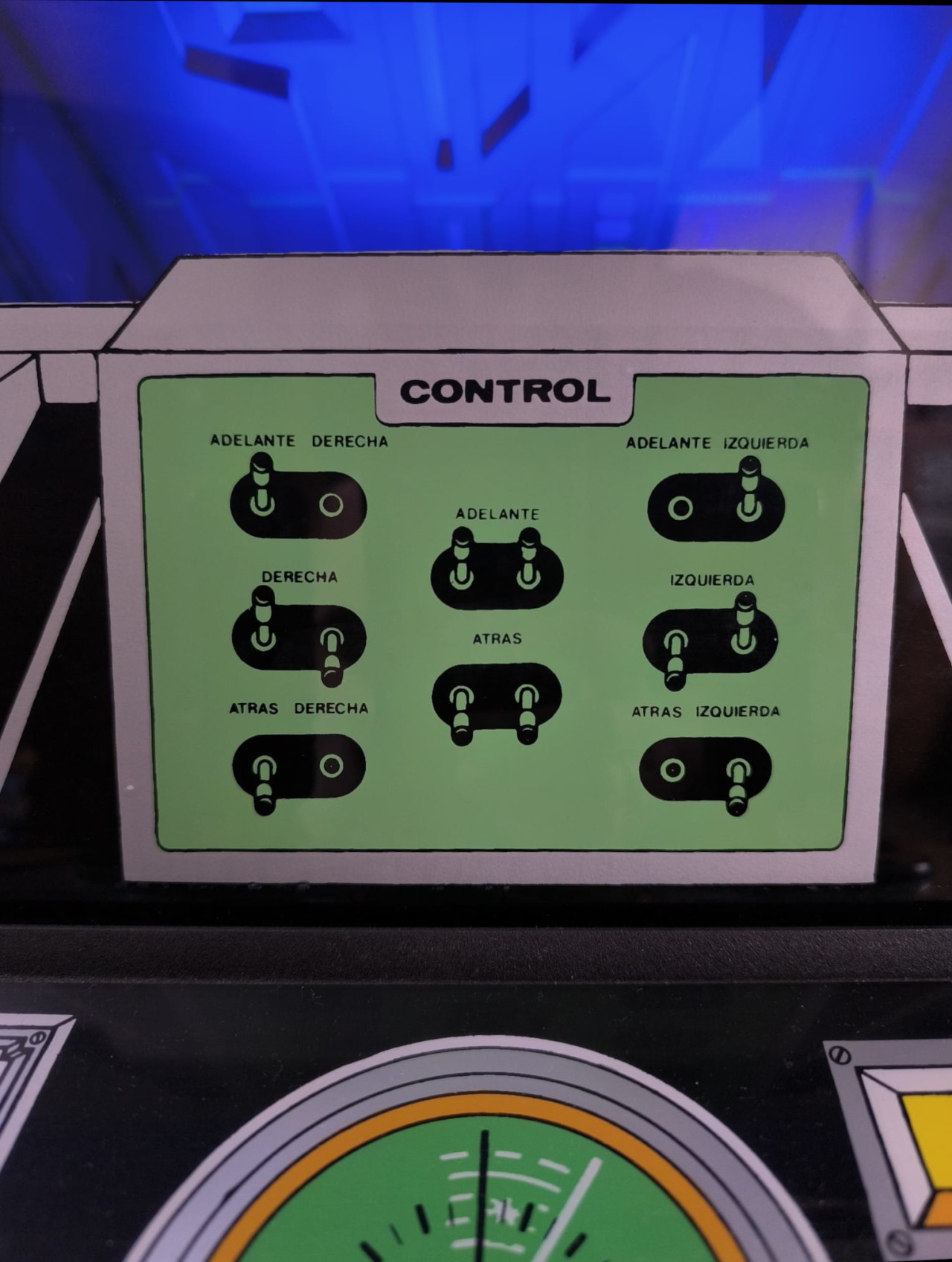 Instrucciones de los controles del juego. Imagen: Javier Blanco.