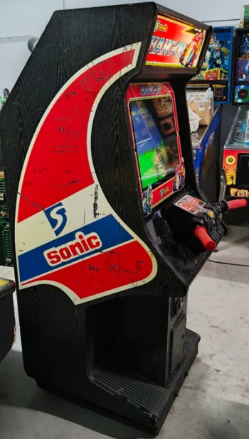 Mueble de la recreativa  Hang On - SEGA Sonic