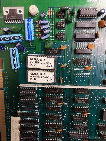 Placa de  Double Dragon Super Video - SEGA Sonic