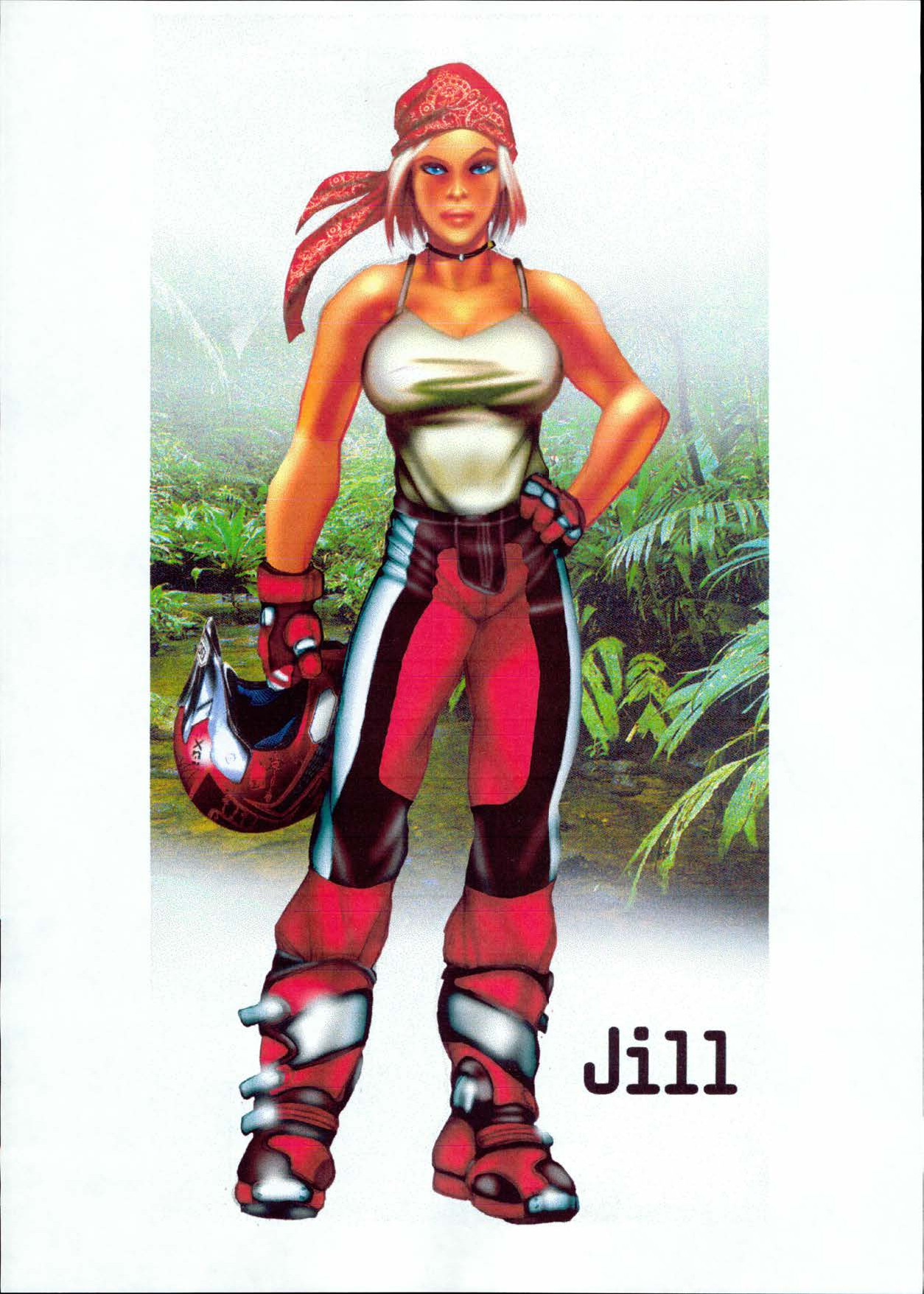 Desarrollo de personajes: Jill. Imagen: Gaelco.