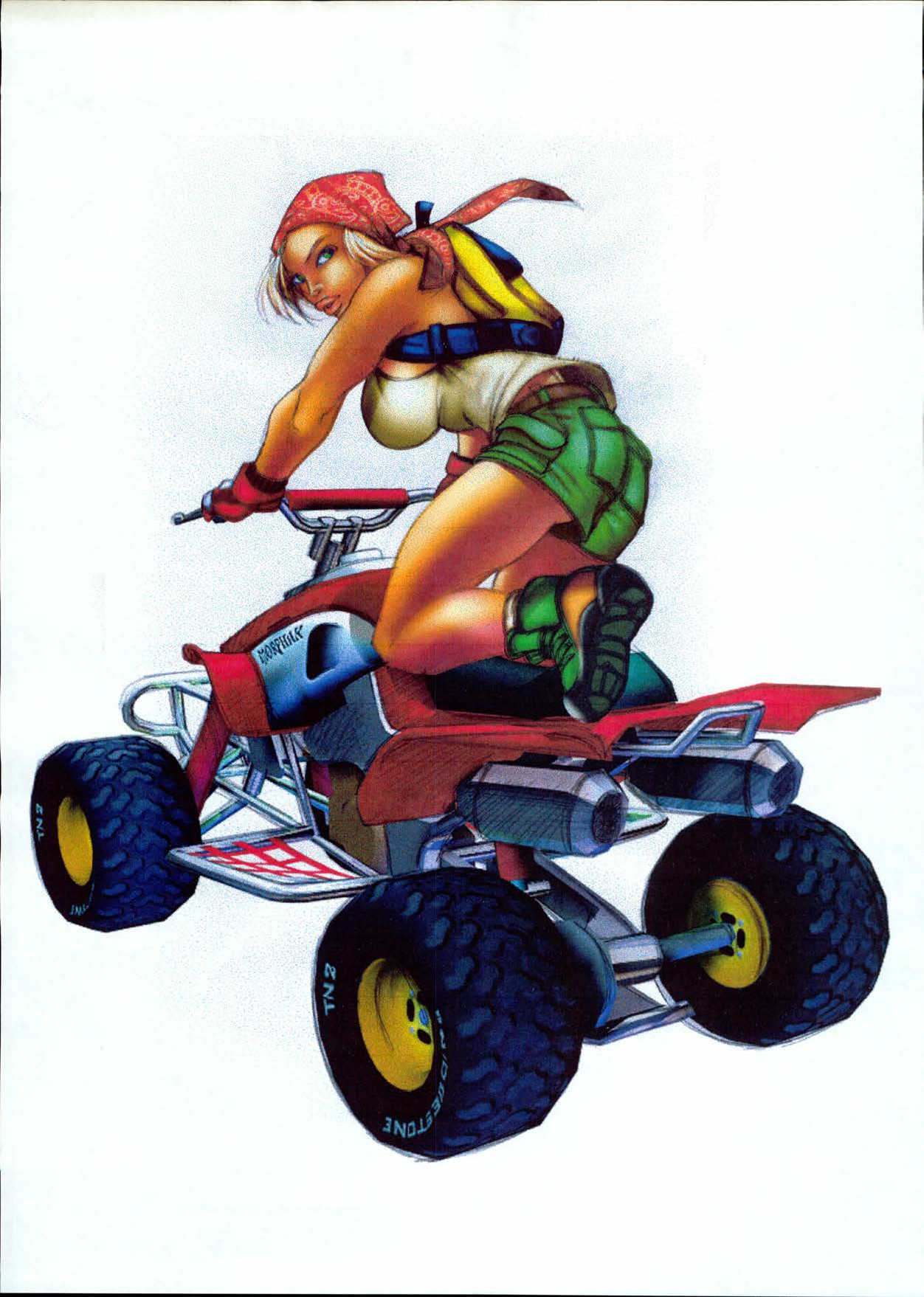 Desarrollo de personajes y quads ATV Track