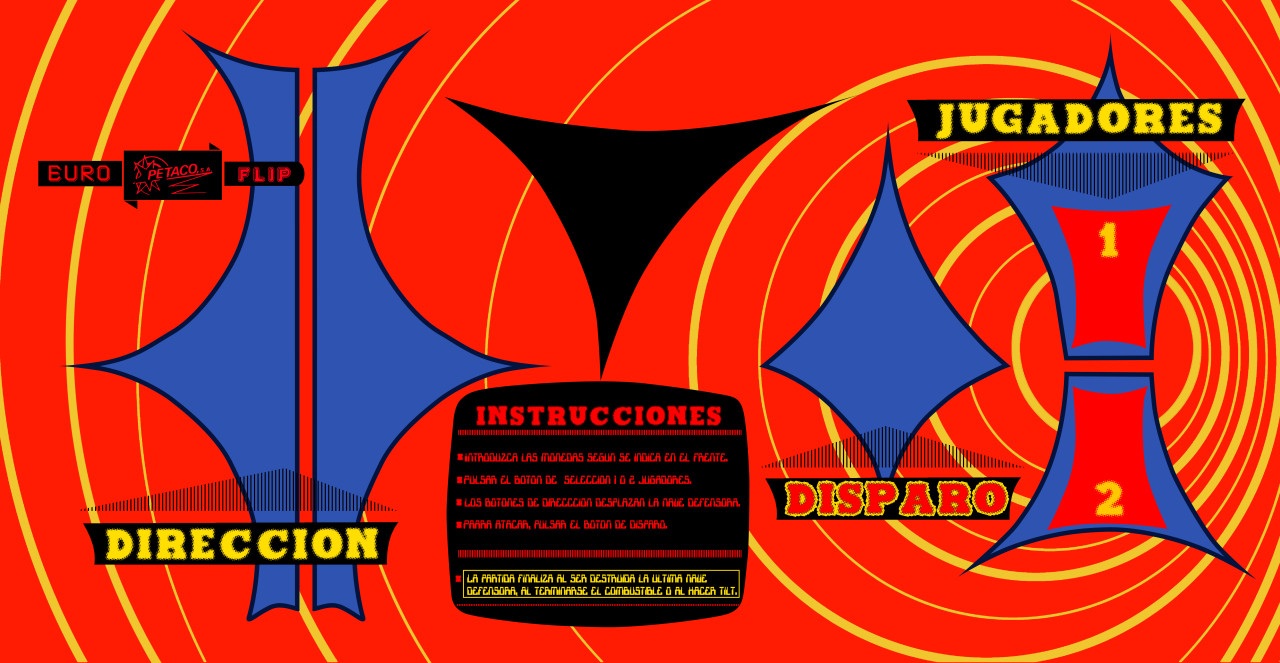 Panel de control de la recreativa Zero Time, Petaco. Imagen: Iván (Retromaniacs).