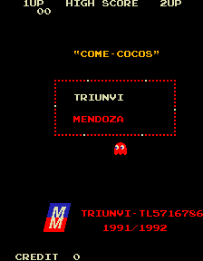 Come-cocos Ms Pac-man (set 3), Triunvi.